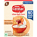 Nestle Cerelac Wheat Apple Carrot Baby Cereal For 6 To 24 Months 300 g 