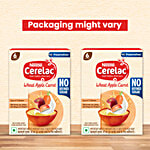 Nestle Cerelac Wheat Apple Carrot Cereal With Milk For 6 To 24 Months Baby 330 g 