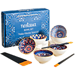 Nestasia Mandala Snack Bowl With Chopsticks 250 ml (Set of 6)