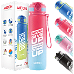 Milton Gen'Z 1000 Water Bottle - Red, Never Give Up Always Drink Up 1 L