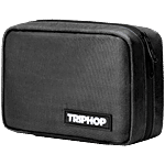 Triphop Tech Kit/Portable Zippered Gadgets Organiser - Black 1 pc