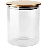 JB Round Vertical Glass Jar With Airtight Lid 700 ml