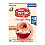 Nestle Cerelac Wheat Apple Cherry Baby Cereal With Milk For 8 to 24 Months 350 g 