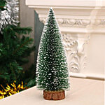 Pearlfiesta Mini Artificial Xmas Tree - 10 cm x 4.5 cm 4 pcs