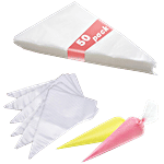 Hazel Plastic Disposable Piping Bag 50 pcs