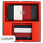 Tommy Hilfiger Multicolor Aveiro Leather Wallet Gift Set - Free Size 1 pc
