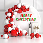 DP Merry Christmas Letters Foil Balloons - 40 cm 14 pcs