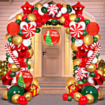 DP Merry Christmas Foil Balloons Garland - 40 cm 16 pcs
