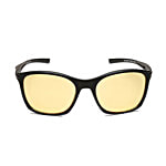 Fastrack Men Square Sunglasses With UV Protected Yellow Lens & Black Frame 1 pc (Large)