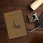 Paperkraft Brown Kraft With City Theme - 176 Pages, Unruled Notebook, Size 21 X 14.8 cm 1 pc