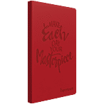 Paperkraft Red Debossed PU Journal - Unruled, 192 Pages, Notebook 192 Pages