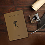 Paperkraft Brown Kraft With Vintage Item Theme 176 Pages Notebook - Size 21 x 14.8 cm 1 pc