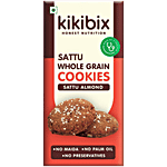 Kikibix Sattu Almond Whole Grain Cookies 130 g