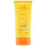 Aqualogica Glow+ Papaya & Vitamin C Dewy Sunscreen SPF 50 PA++++ UVA/UVB 80 g 