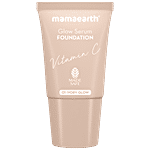 Mamaearth Vitamin C Glow Serum Foundation 18 ml 01 Ivory Glow
