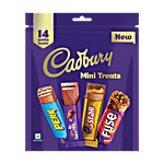 Cadbury Assorted Mini Treats Chocolate Bars 128.7 g (14 pcs)