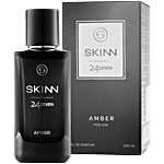 SKINN 24 Seven Amber Eau De Parfum - For Men 100 ml