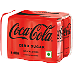 Coca Cola Coke Zero Sugar 180 ml (Pack of 6)