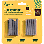 Ugaoo Rootmaster Soil Nourishment Sticks - All Purpose Plant Fertilizer, Humic 1 pc (Pack of 20)