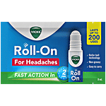 Vicks Roll-On For Headaches - Fast Action in 2 Minutes 8 ml