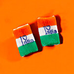 House of Festivals Tiranga Printed Hand Bands 2 pcs