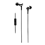 Sony SONY MDR-EX255APBQIN Wired Earphone with Mic (In Ear, Black) 1 Unit