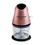 Morphy Richards morphy richards Mini 300 Watt Chopper with 4 Blades (Rose Gold) 1 Unit