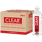 CLEAR WATER Packaged Drinking Water 24x500 ml (Multipack)