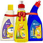 bb home Lemon Dishwash liquid + Citrus Floor Cleaner + Lemon Toilet Cleaner 750 ml Combo (250 ml each)