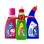 bb home Neem Dishwash liquid + Floral Floor Cleaner + Original Toilet Cleaner 750 ml Combo (250 ml each)