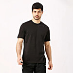 Adidas Corp Logo Tee - Black 1 pc (Size - S)