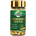 Zandu Ashwagandha Gold Plus Capsules 60 pcs