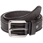 Teakwood Leathers Dark Brown Stitched Leather Narrow Belt 1 pc (Size - 110 cm)