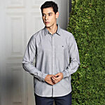 Thomas Scott Charcoal Regular Fit Cotton Shirt 1 pc (Size - M)
