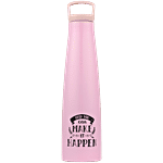 Clay Craft Vacbott Sleeko Peppy Stainless Steel Insulated Bottle Flask - Hot/Cold, Pink 700 ml