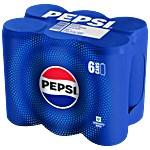Pepsi Soft Drink 300 ml Can (Pack of 6)