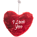 Dimpy Stuff Red I Love You Heart Plushie - With Suction Cup 1 pc