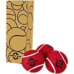 Nivia Cricket Tennis Ball - Heavy Weight, Red 3 pcs