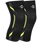 Nivia Knitted Knee Support - Black 1 pc (Size - M)