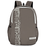 American Tourister Spin Polyester Laptop Backpack - 28 L, Grey 1 pc