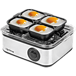 Lifelong 2-In-1 500 W Egg Boiler & Poacher - Black, 3 Modes 1 pc