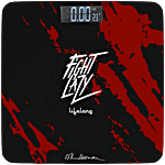 Lifelong Red Fight Lazy Series Digital Weighing Machine - LLWS13, Black & Red 1 pc