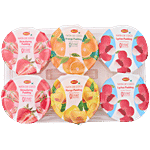 Inaco Nata De Coco Pudding - Lychee, Mango, Strawberry, Orange 510 g (6 Cups x 85 g Each)