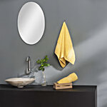 Ddecor Yellow Cotton 500 GSM Hand Towel 2 pcs