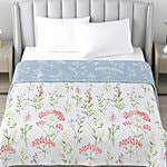 Haus & Kinder Printed White Cotton Single Dohar 1 pc