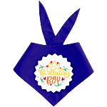 Dog-O-Bow "Birthday Boy" Printed Pet Bandana 1 pc (Size - XL)
