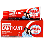 Patanjali Dant Kanti Fresh Active Gel Toothpaste - With Mint Crystal 300 g (3 x 100 g)
