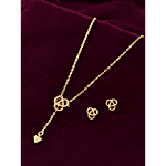 Voylla Forever In Love Pendant & Earrings Set of 1