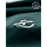Voylla Shining Heart Silver Ring 1 pc