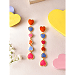 Voylla Shades Of Love Long Earrings 1 Pair